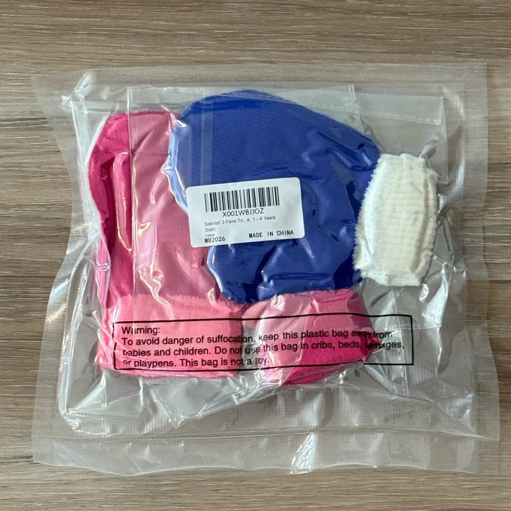 NWT Satinior | 3 Pairs Toddler Stretch Mittens